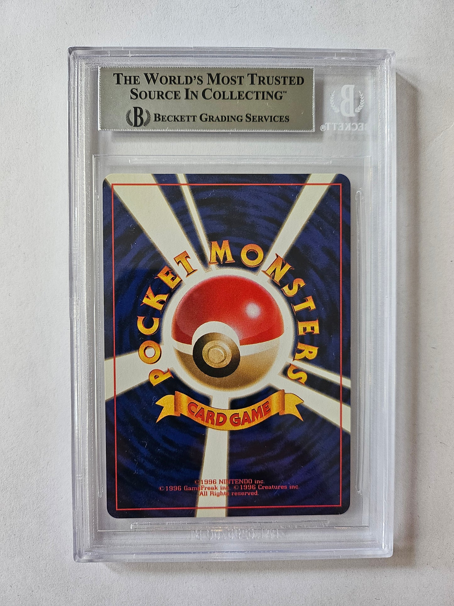 1997 Pokemon TCG Dark Alakazam Holo Team Rocket Japanese BGS 9