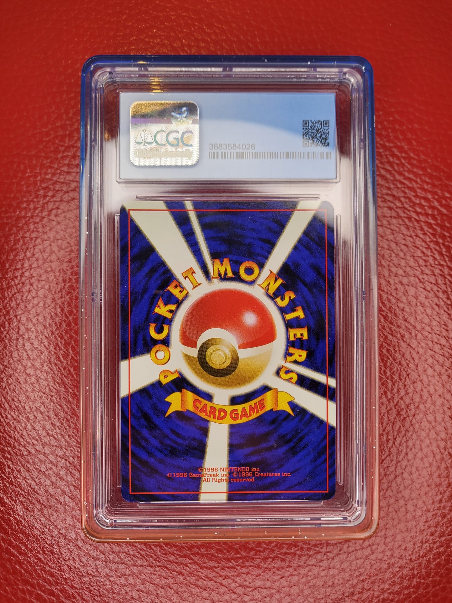 1996 Pokemon TCG Dragonite Fossil Holo Japanese CGC 9 Not PSA