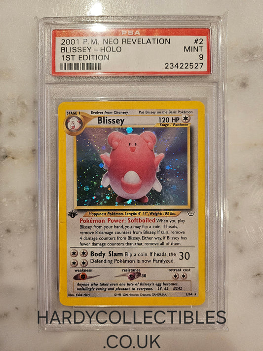 2001 Pokemon Neo Revelation Blissey Holo 1st Edition PSA 9 WOTC MINT